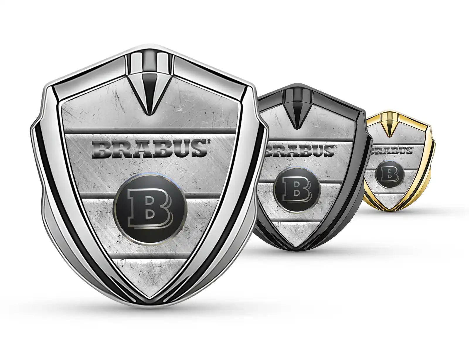 Brabus Metall Kuppel Emblem Max Design Solides Metall
